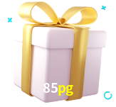 Receba seus bônus de boas-vindas no 85pg