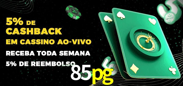 Promoções do cassino ao Vivo 85pg